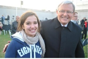 Maddi Owens at Fromelles